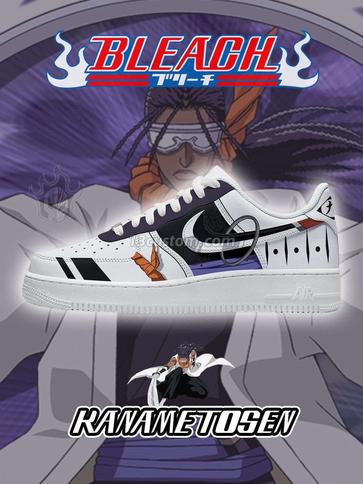 Kaname Tosen V.2 Custom Sneakers