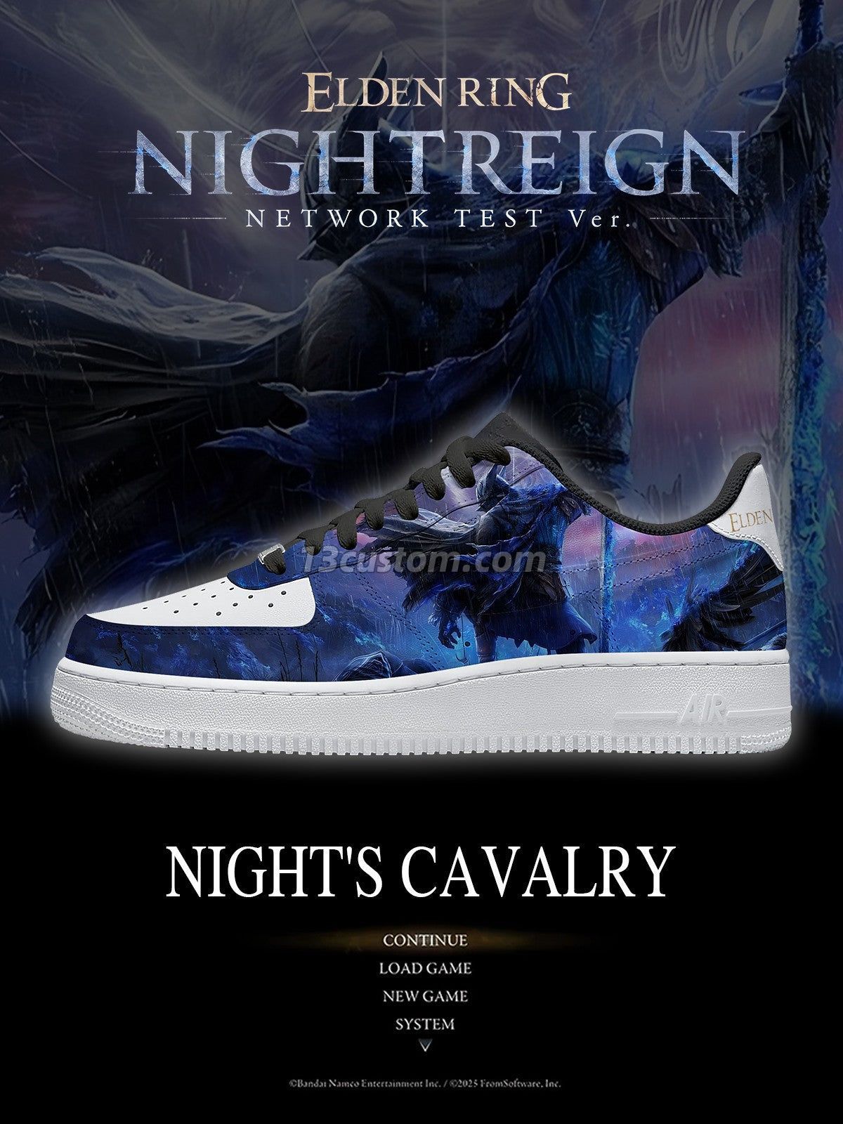 Night's Cavalry V.2 Custom Sneakers