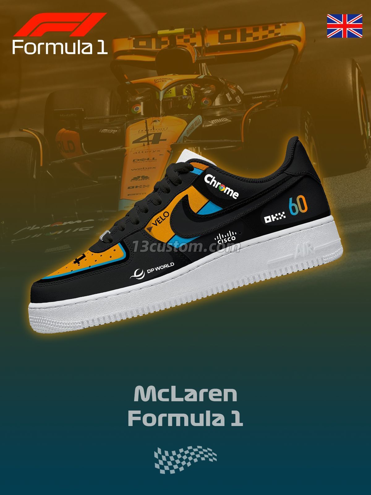 McL F.1 Custom Sneakers