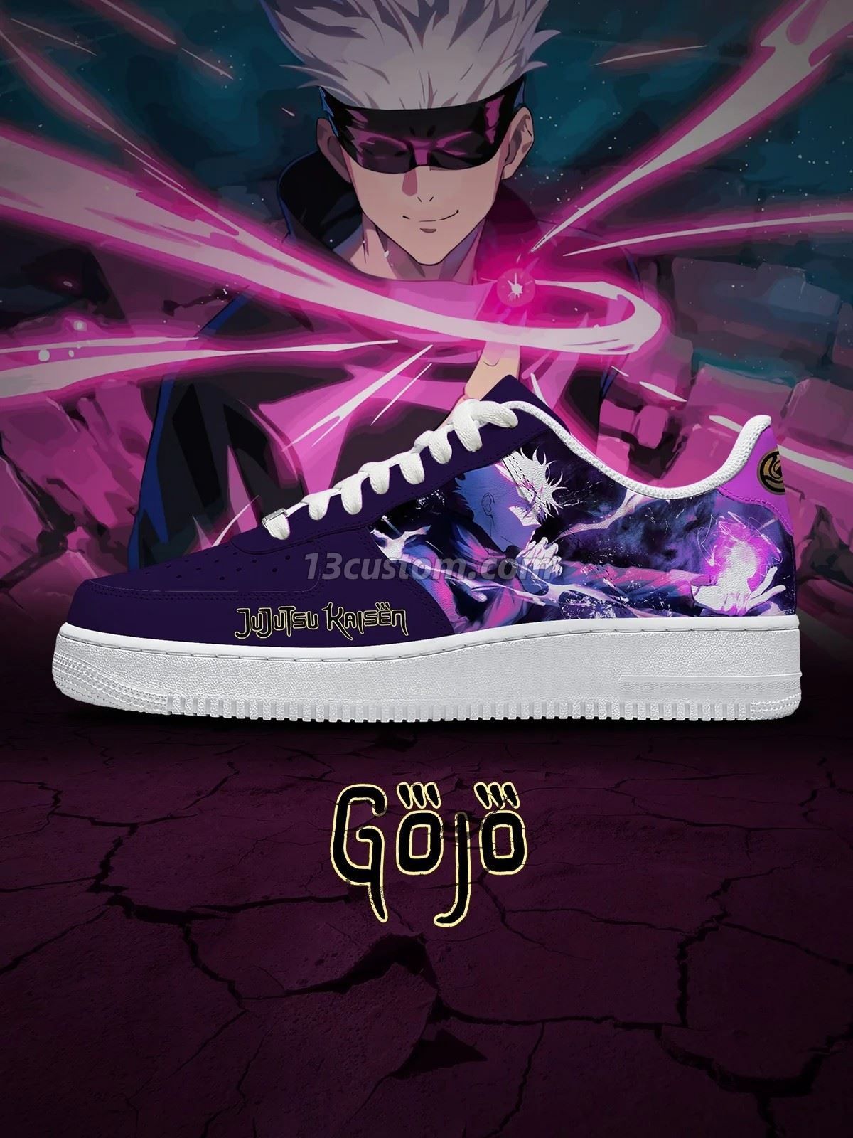 Satoru Gojo No.3 Custom Sneakers