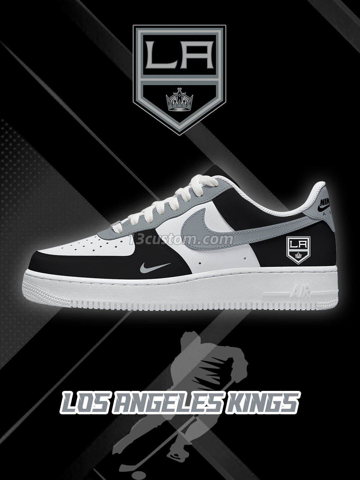 AF1 洛杉磯 冰球 客製化運動鞋-V1款