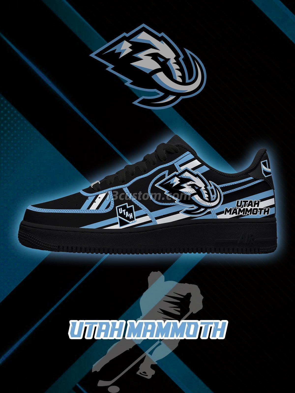 AF1 猶他 冰球客製化運動鞋-V2款