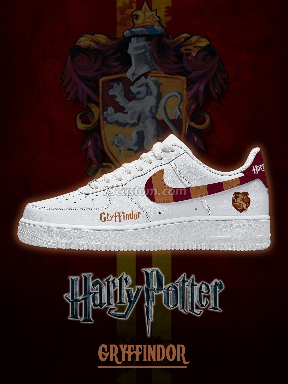 Hogwarts Gryffindor House V.1 Custom Sneakers
