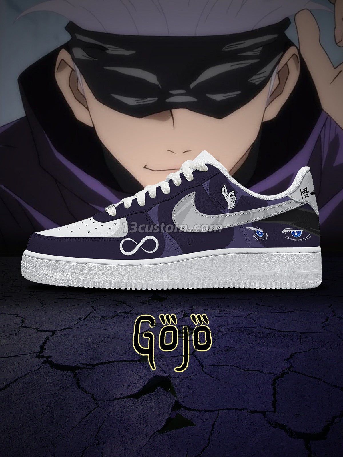 Satoru Gojo V.9 Custom Sneakers
