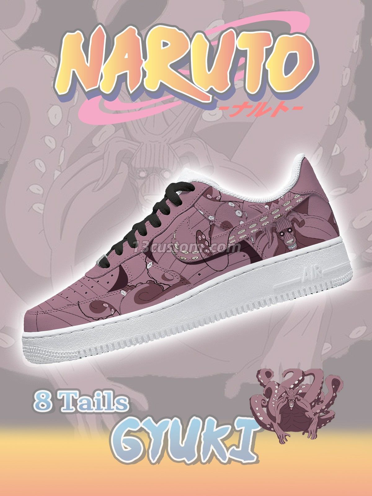 Eight-Tails Gyuki Custom Sneakers