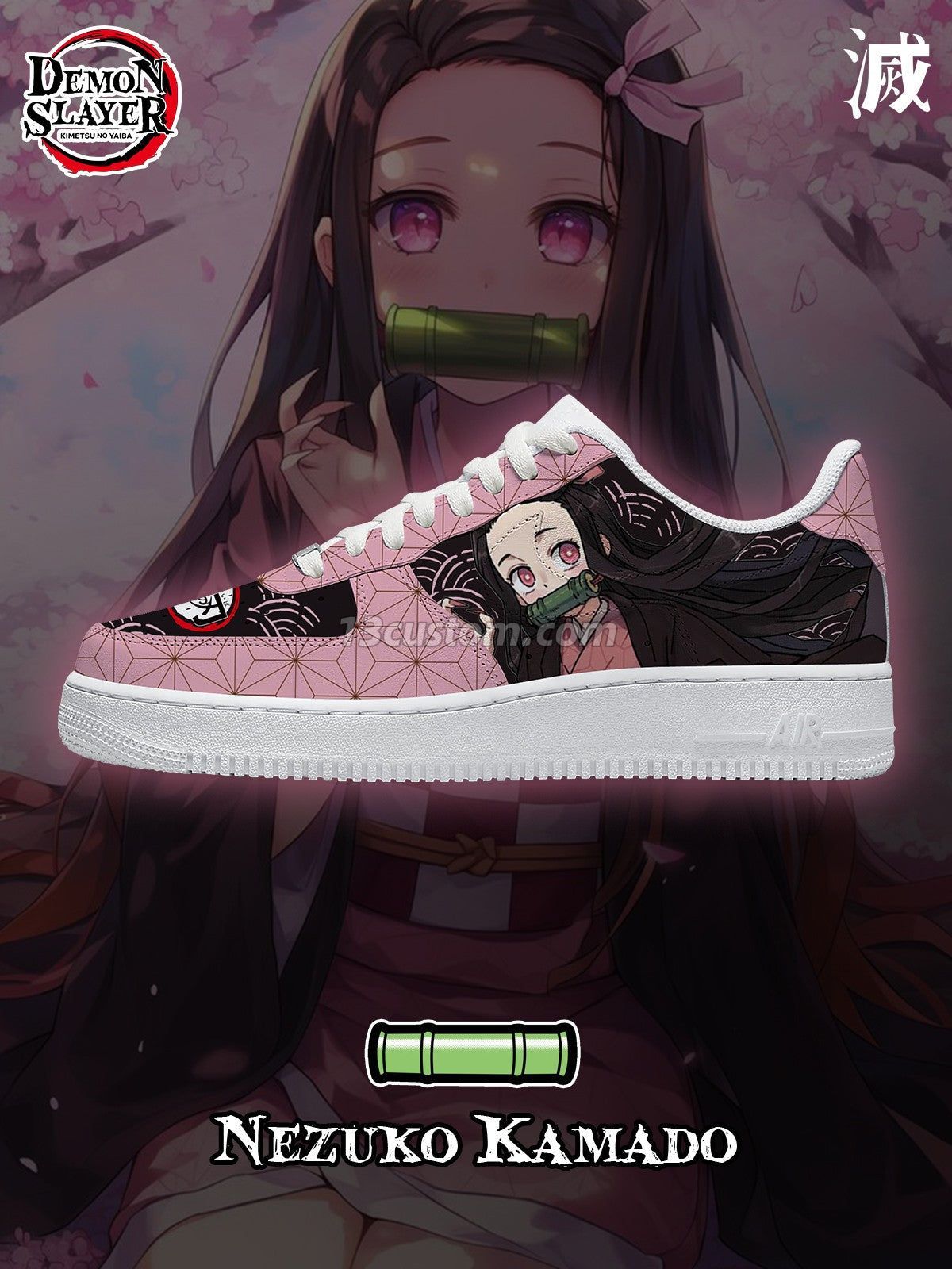 Nezuko Kamado V.3 Custom Sneakers